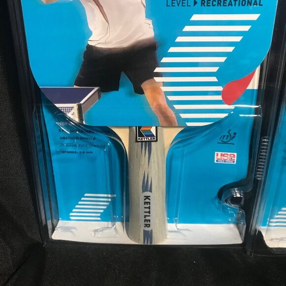 Kettler Ping Pong Paddle Table Tennis GT 45 Performance TT Blade Set of 2 Recrea - Picture 5 of 7